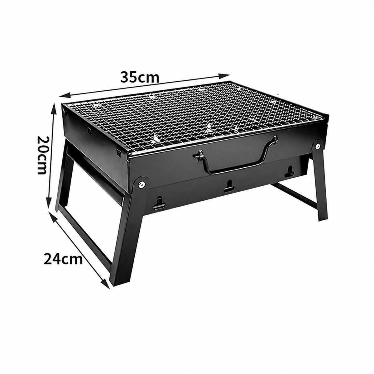 Parrilla plegable acero inoxidable para asados al aire libre