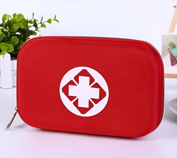 Kit emergencias portátil estuche rígido con manta térmica