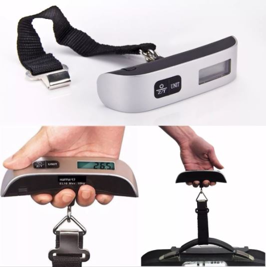 Pesa Digital para Maletas de Equipaje hasta 50kg | Viaje Seguro