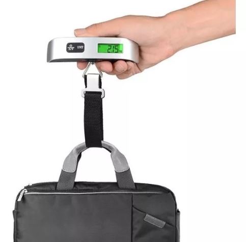 Pesa Digital para Maletas de Equipaje hasta 50kg | Viaje Seguro