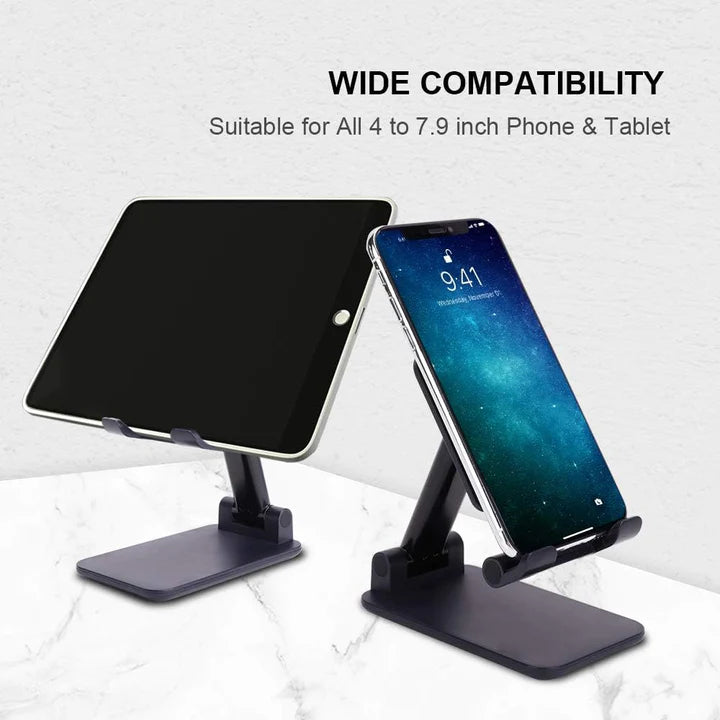 Soporte ajustable plegable para teléfono y tablet