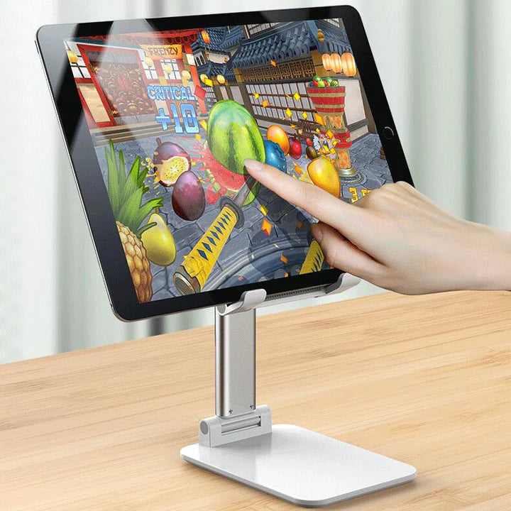 Soporte ajustable plegable para teléfono y tablet