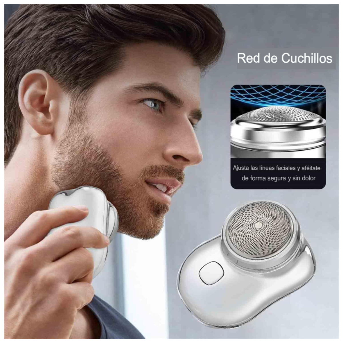 Mini Rasuradora Inalámbrica para Viaje - Compacta y Recargable