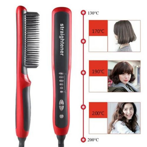 Resultado cabello liso con cepillo alisador