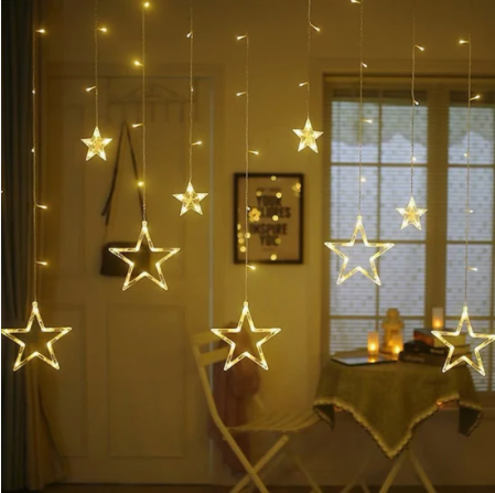 Luces LED navideñas decoración interior exterior hogar