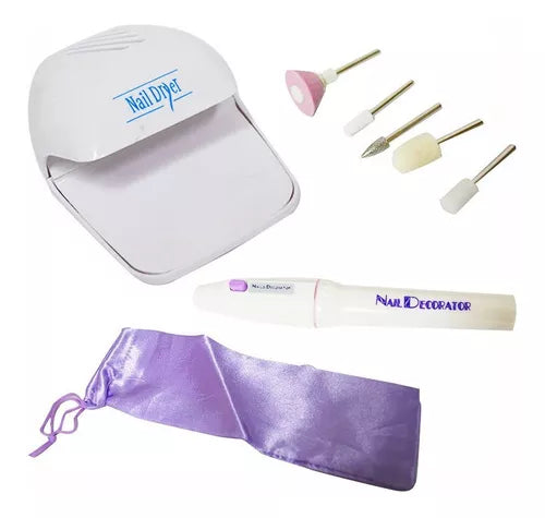 Máquina Portátil de Uñas y Pedicura Profesional