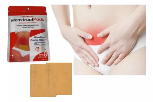 Parche calor cólicos menstruales discreto y adhesivo