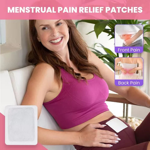 Parche calor cólicos menstruales discreto y adhesivo
