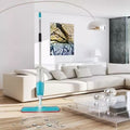 Mopa limpiadora spray rociador integrado microfibra lavable