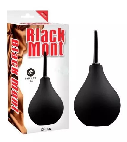 Ducha Anal Pera 170ml - Enema Unisex Black Mont