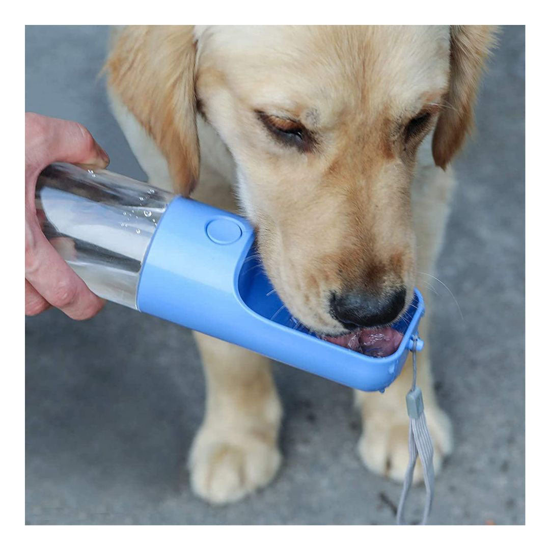 Dispensador de Agua Portátil para Mascotas | 500ml Pro Outdoor