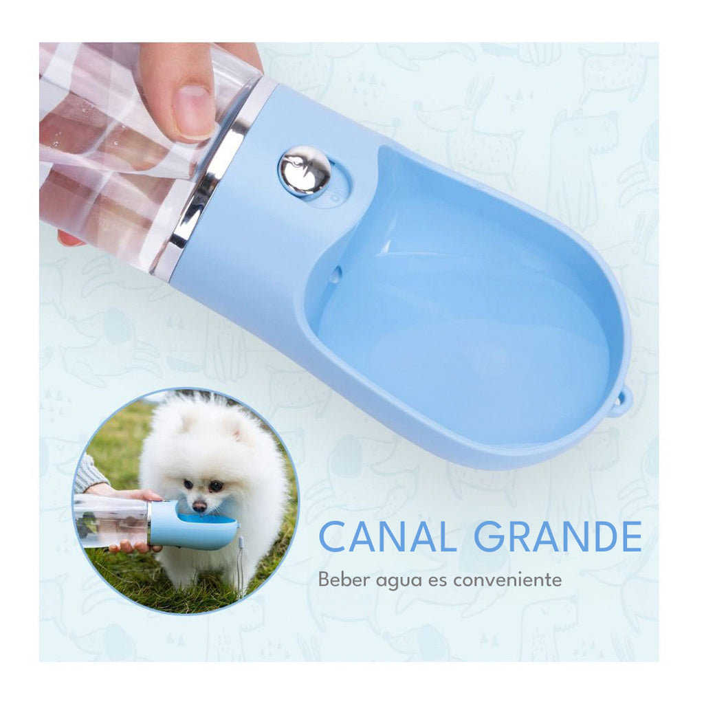 Dispensador de Agua Portátil para Mascotas | 500ml Pro Outdoor
