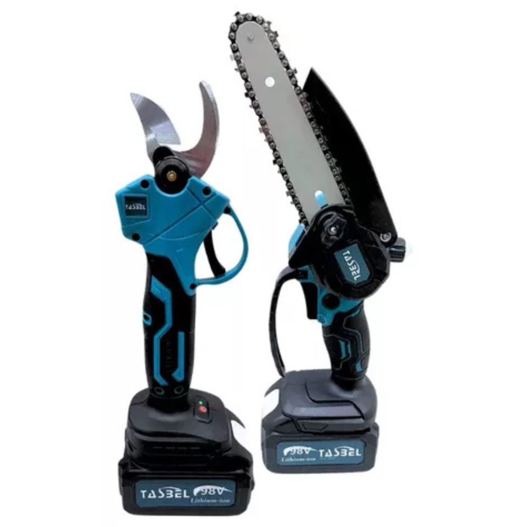 Motosierra eléctrica inalámbrica 36V kit jardinería compacto