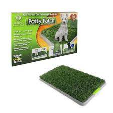 Baño Ecológico para Mascotas XL | 68x44cm con Pasto Sintético