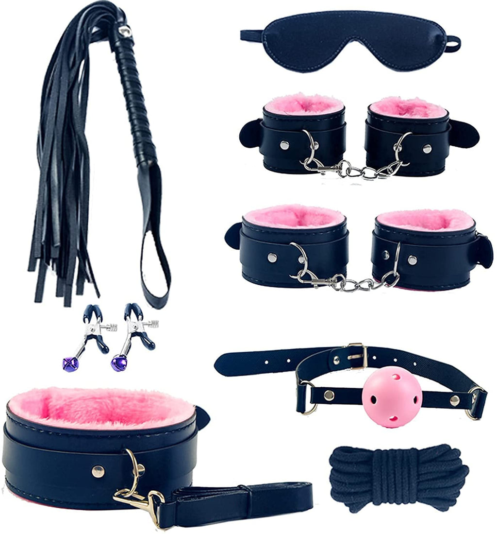 SET DE BDSM BONDAGE. EROTICO 8 PCS