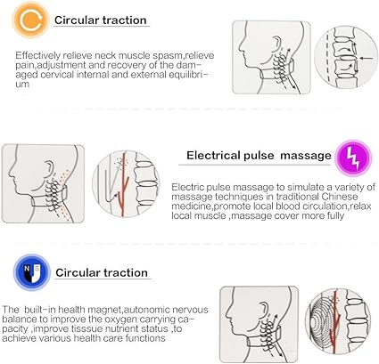 Masajeador cuello eléctrico — vista principal forma U