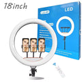 Aro de luz LED profesional 45cm con trípode ajustable