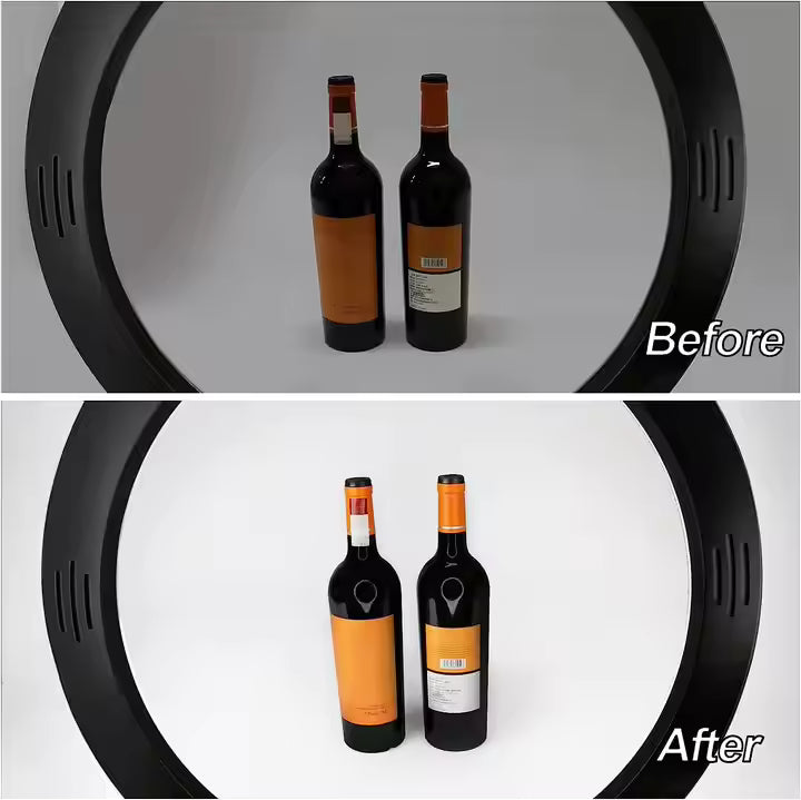 Aro de luz LED profesional 45cm con trípode ajustable