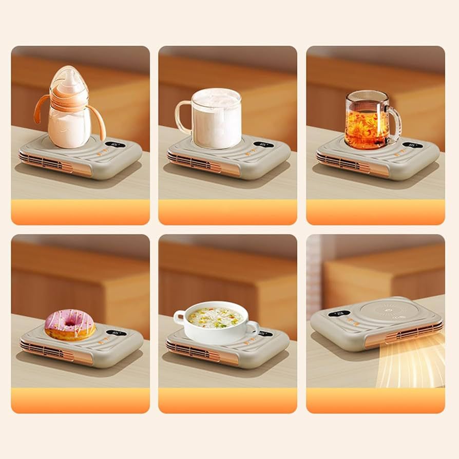 Plato calentador bebidas calientes USB hogar oficina