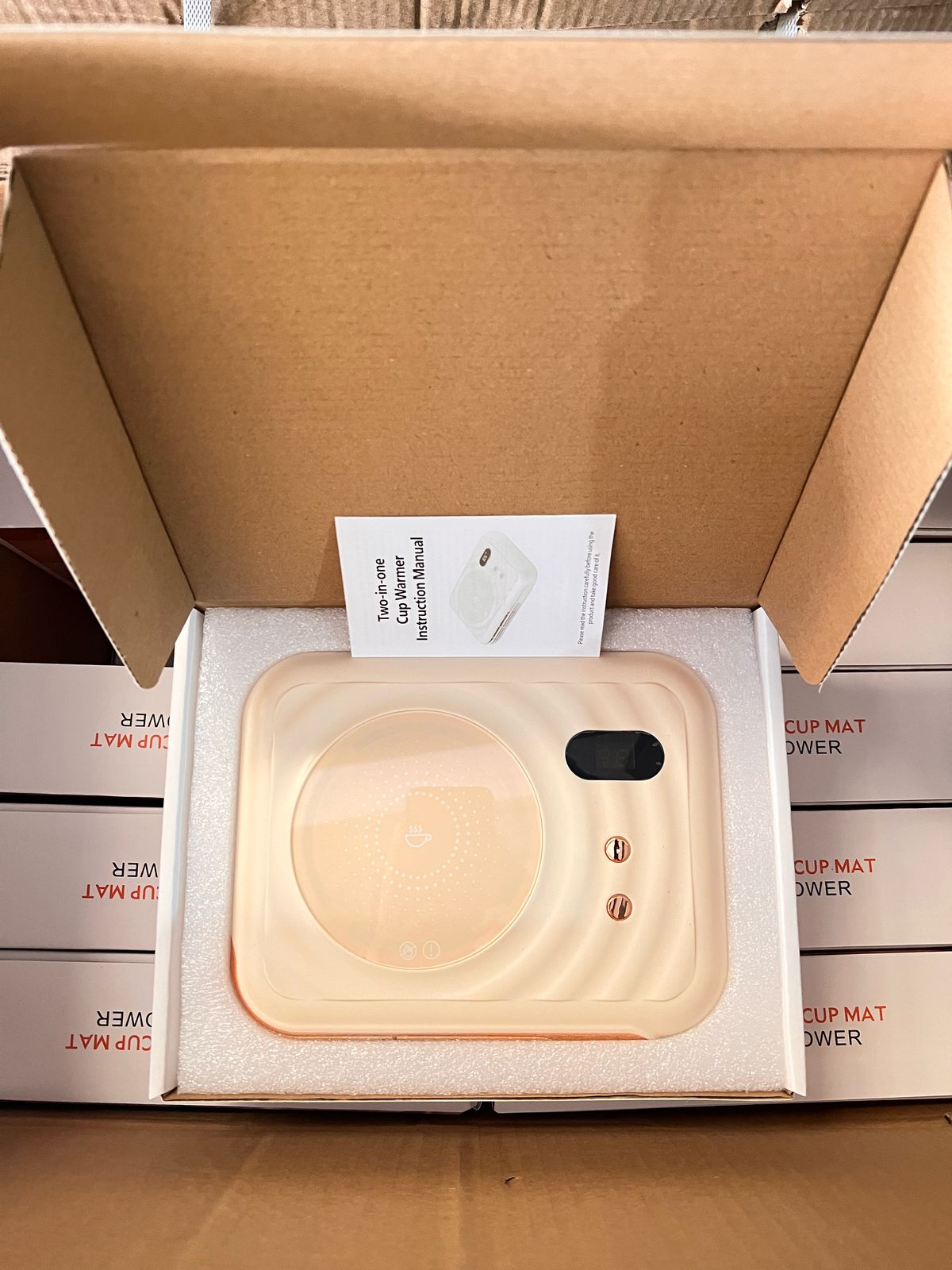 Plato calentador bebidas calientes USB hogar oficina