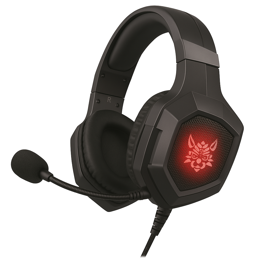 Audífonos gaming over-ear sonido envolvente 40mm RGB