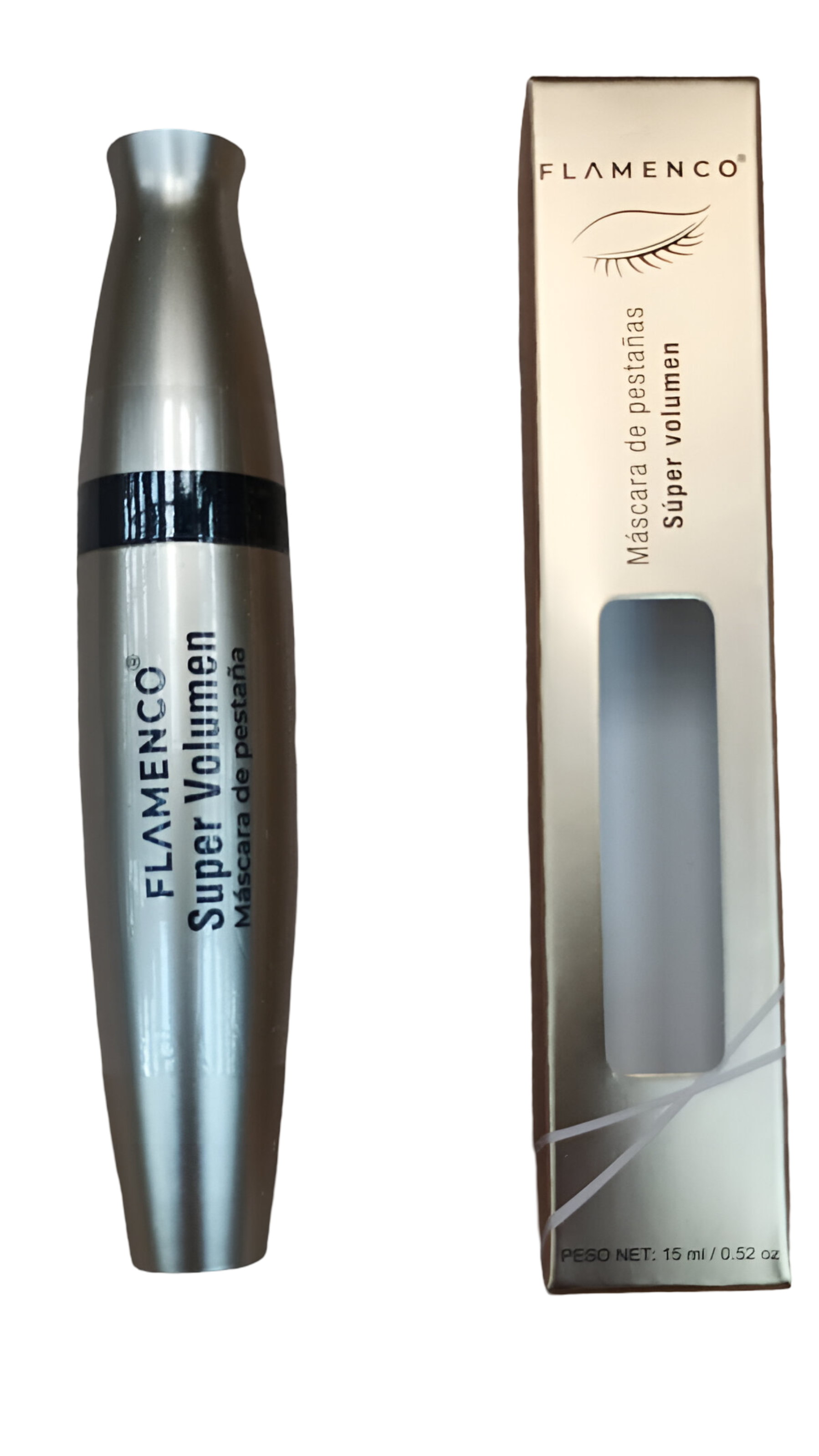 Máscara de pestañas Flamenco Waterproof Super Volume — pack de 2