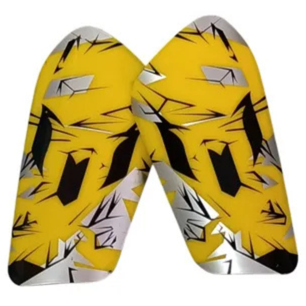 Canilleras Estilo Messi Amarillo