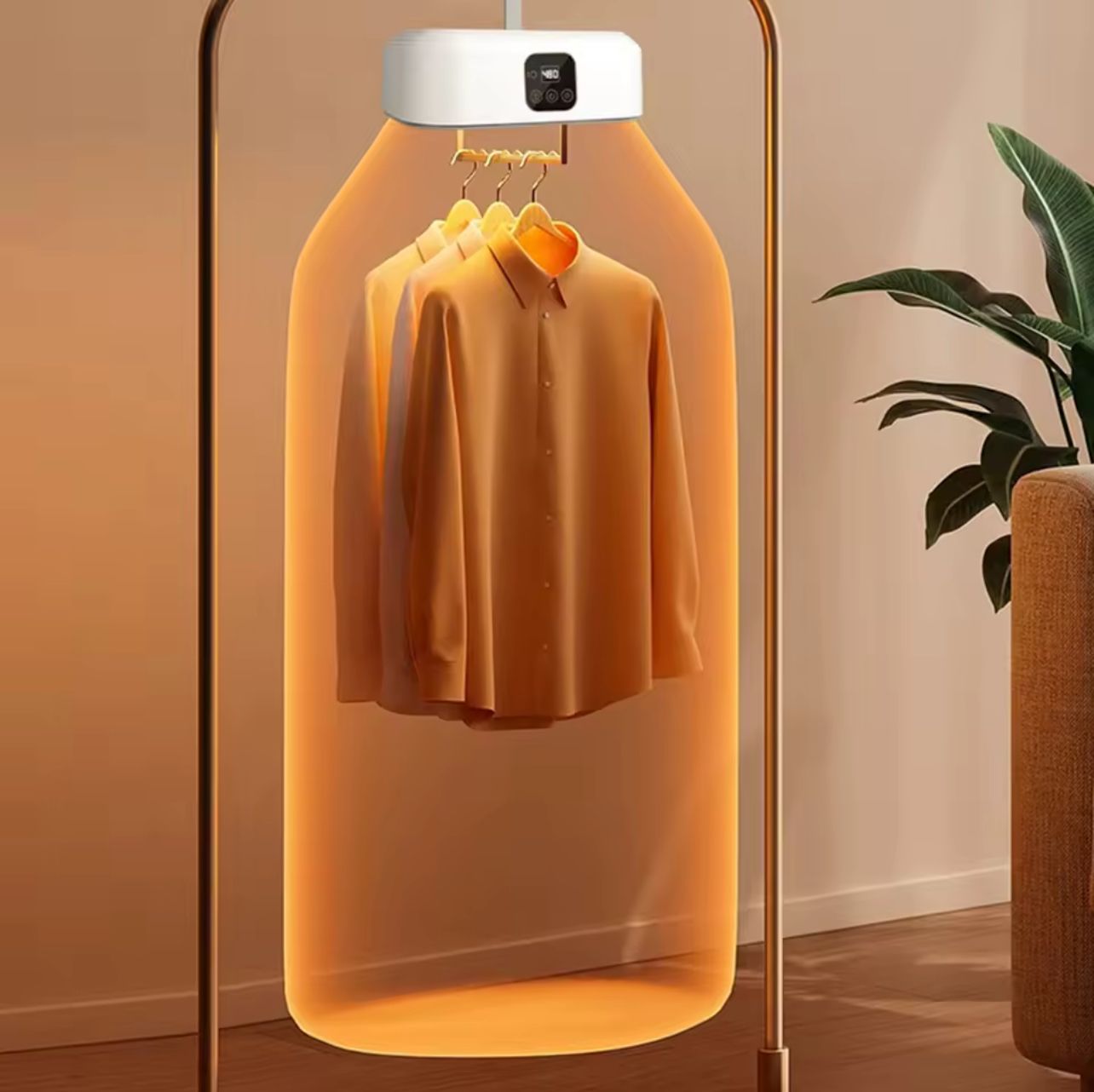 Secadora de Ropa Portátil 600W con LED UV