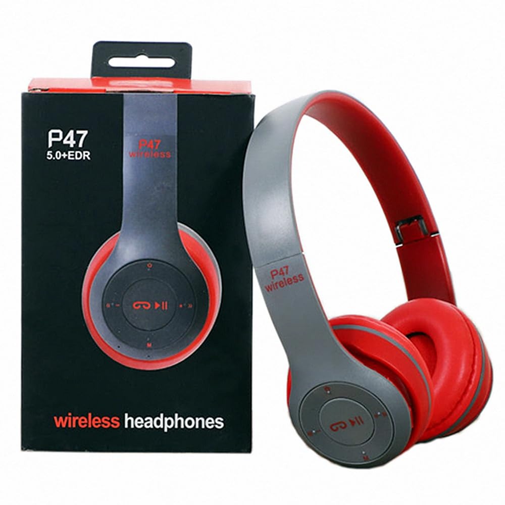 Audífonos Bluetooth inalámbricos P47 — vista frontal