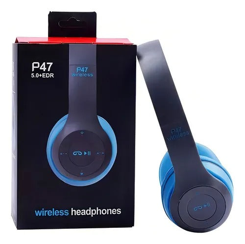 Audífonos Bluetooth P47 — detalle almohadillas