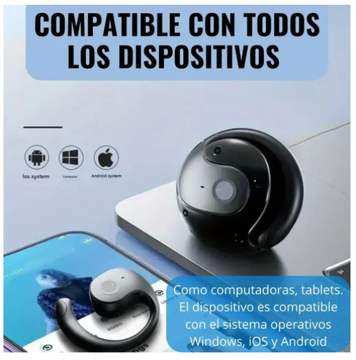 Audífonos traductores inalámbricos con IA más de 75 idiomas