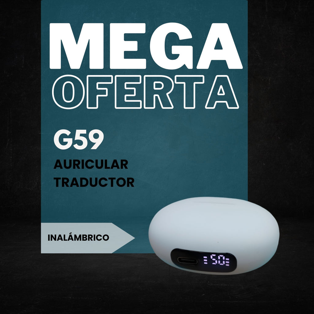 Auriculares inalámbricos G59 con traductor de idiomas
