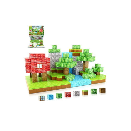 Bloques Magnéticos Bosque 28 PCS