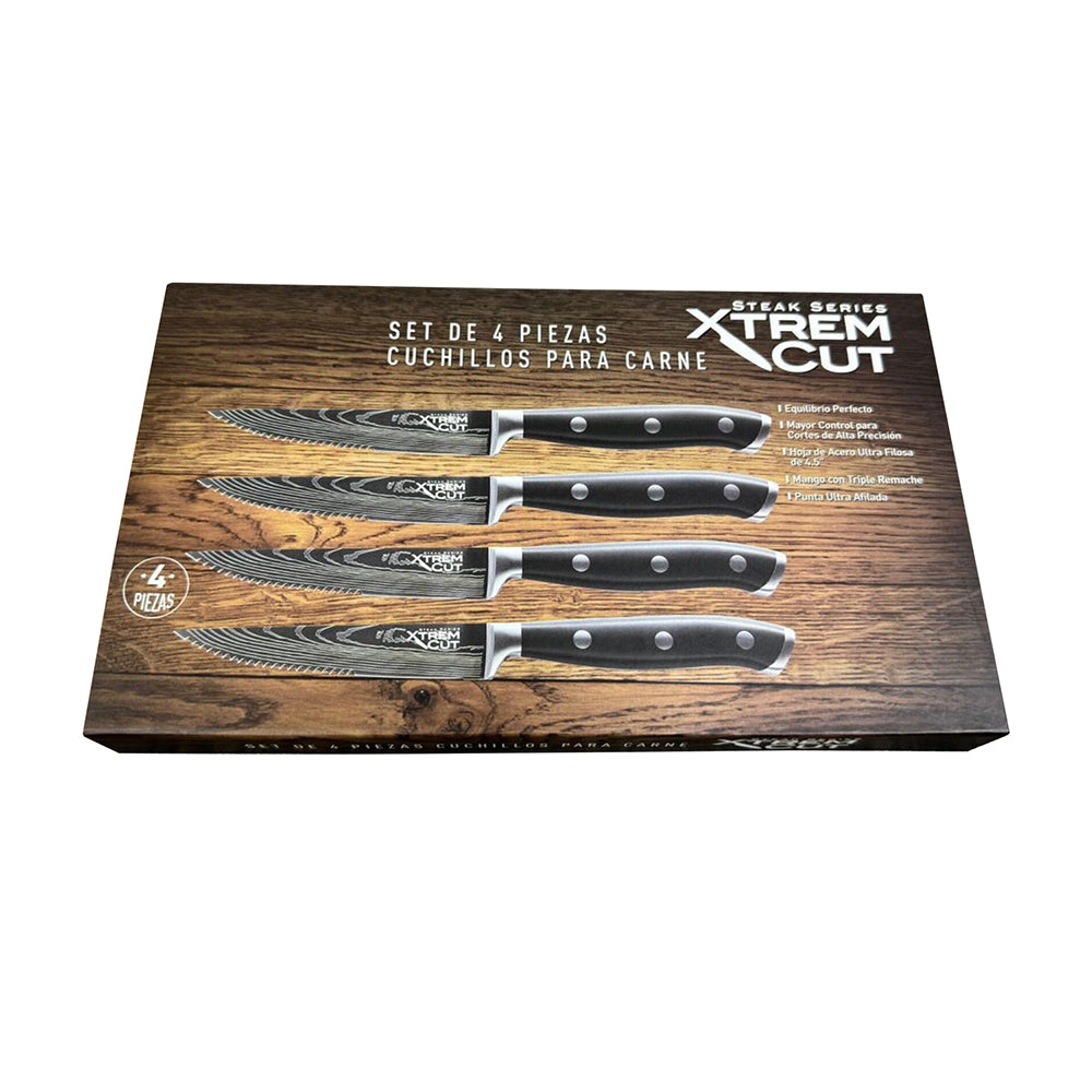 Xtrem Cut Steak Series Set Cuchillos x 4