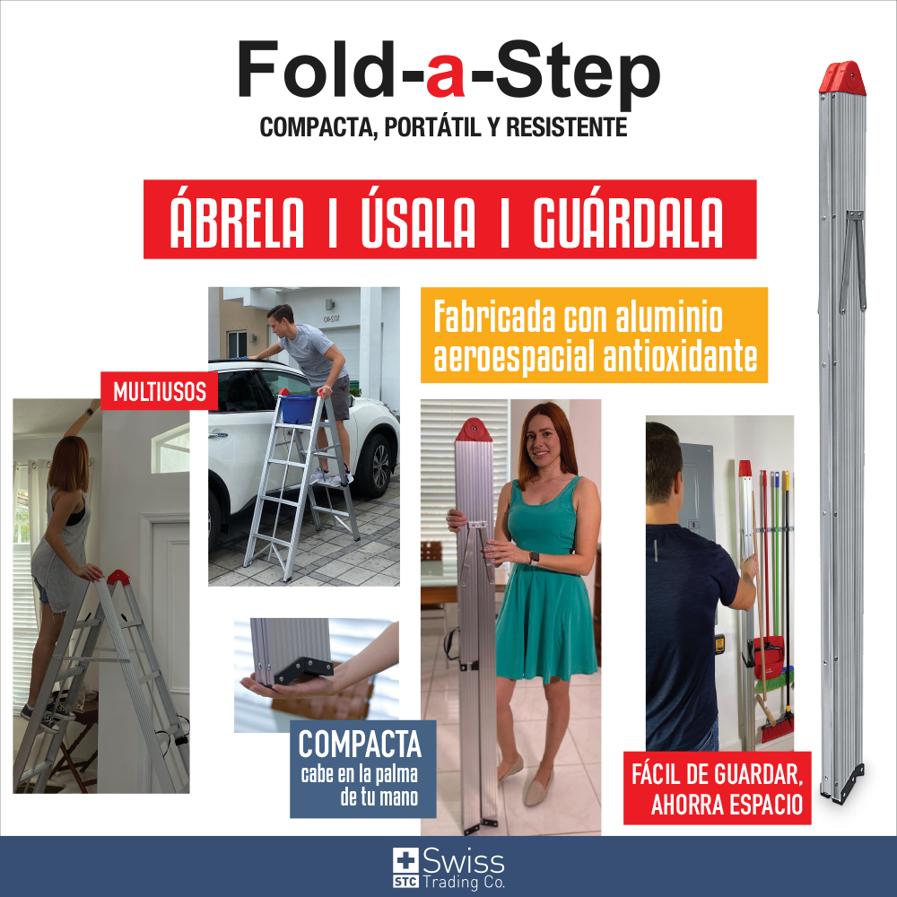 Fold a Step Escalera Plegable 5 esc