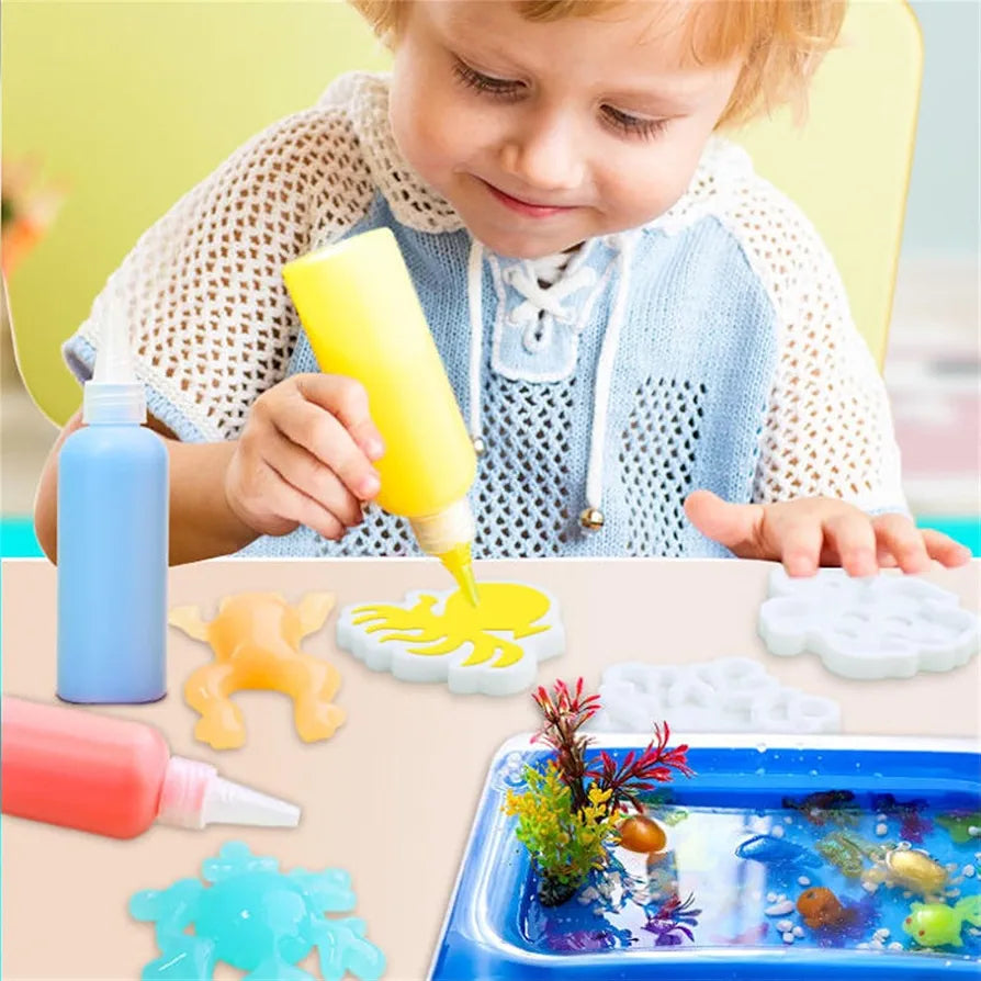 Kit Mágico Agua Moldes Pintura Niños