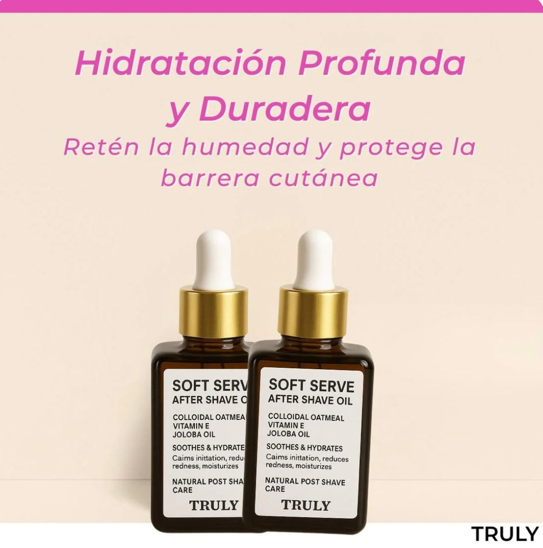 Aceite TRULY Piel Suave Post + CAJA