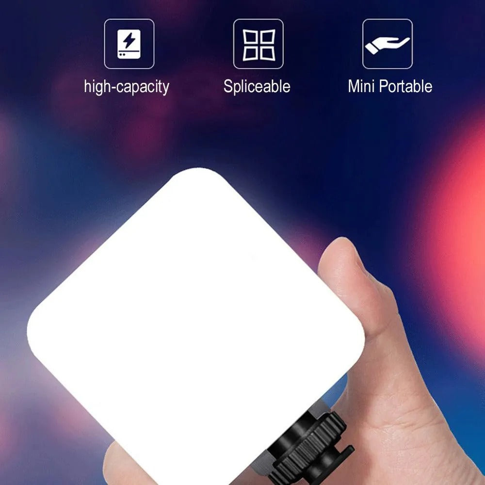 Mini anillo de luz LED para selfies