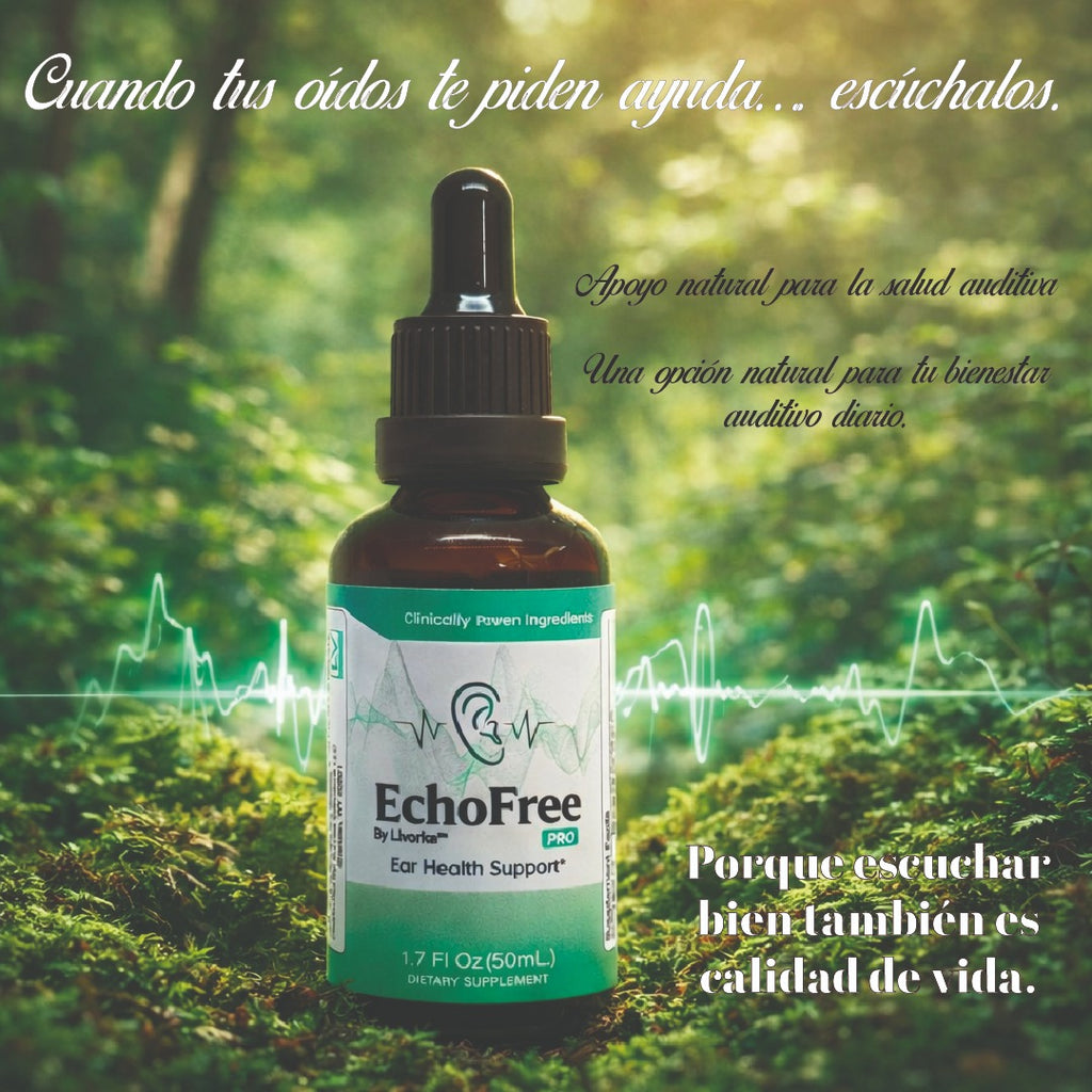 EchoFree reduce zumbidos y pitidos en los oídos