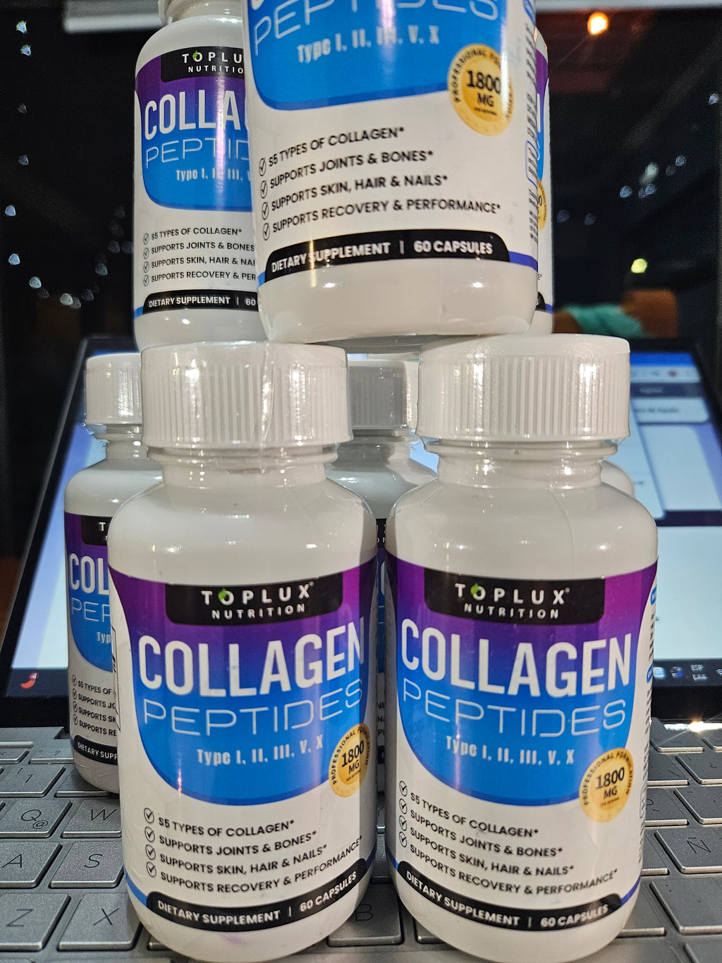 COLAGENO PEPTIDES I, II, III,V y X - Fortalece huesos y estructura corporal