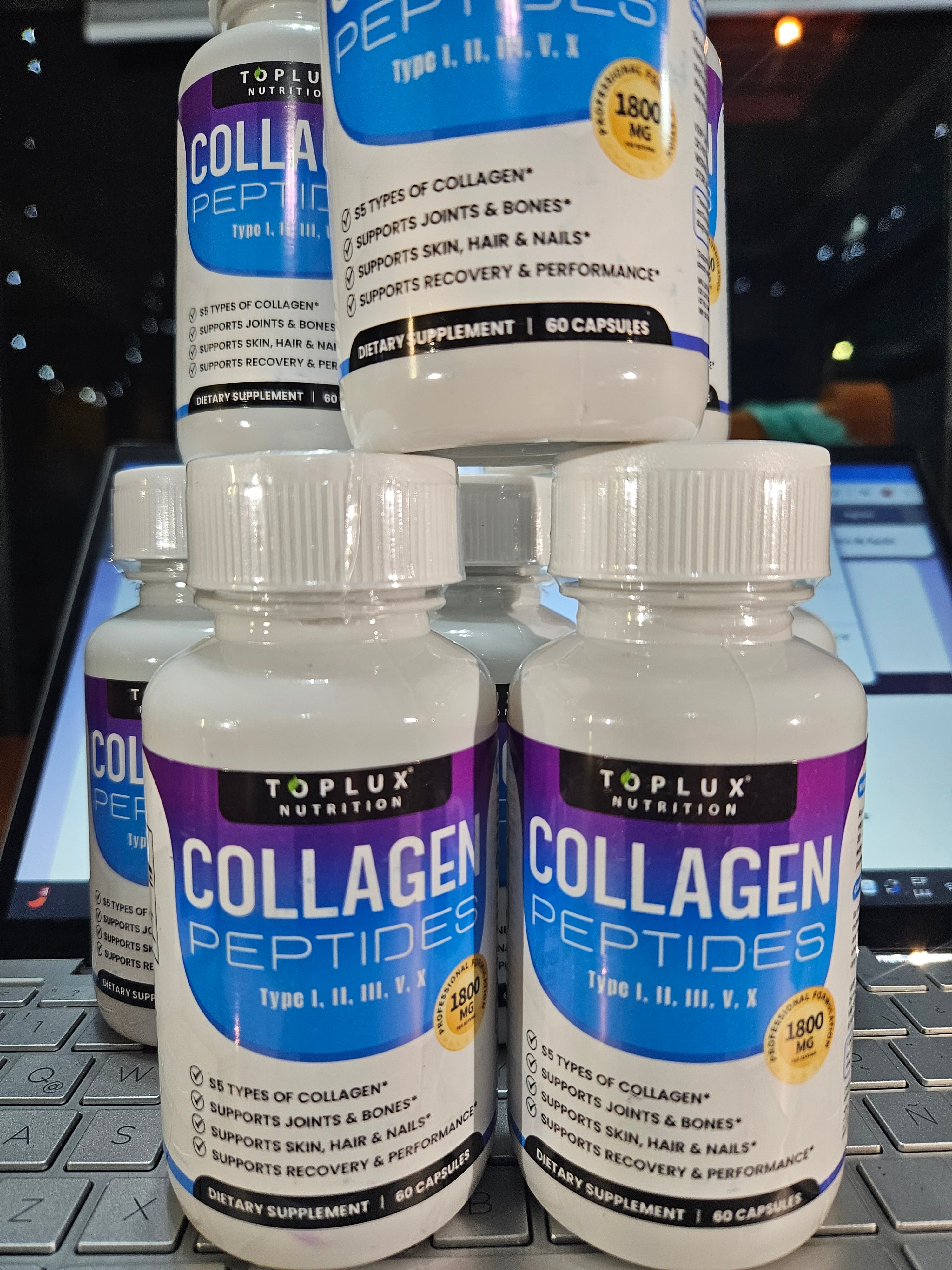 COLAGENO PEPTIDES I, II, III,V y X - Fortalece huesos y estructura corporal