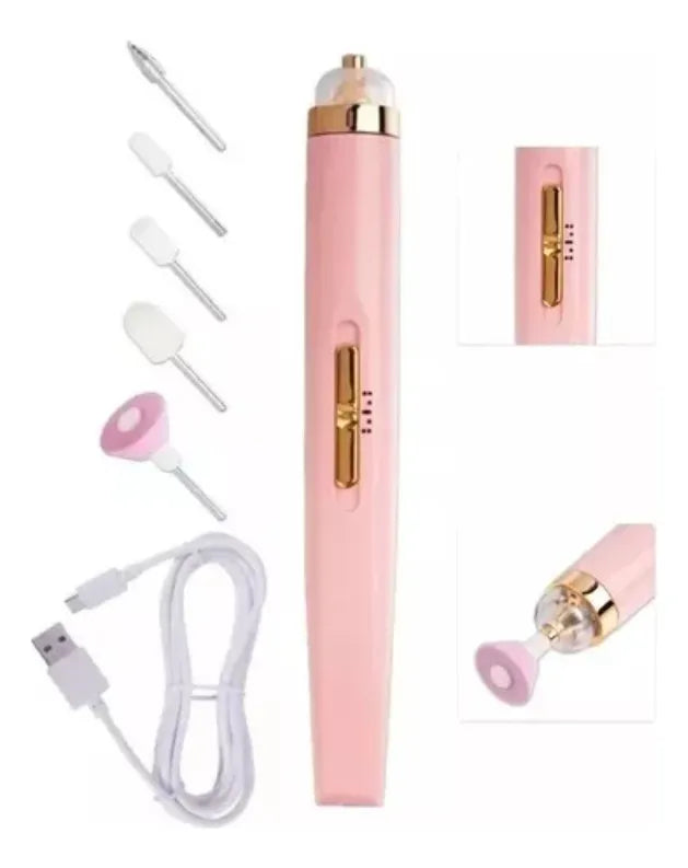 Pulidor Torno Esmeril De Uñas Recargable