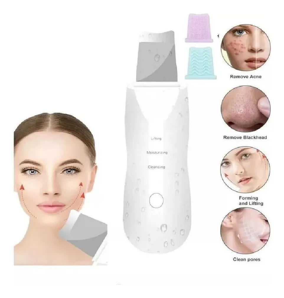 Paleta Ultrasónica Limpiador Facial