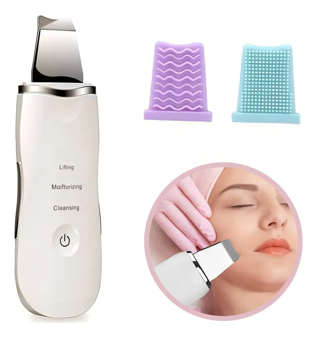 Paleta Ultrasónica Limpiador Facial