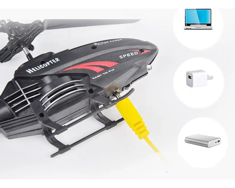 Helicóptero Volador Inducción Control