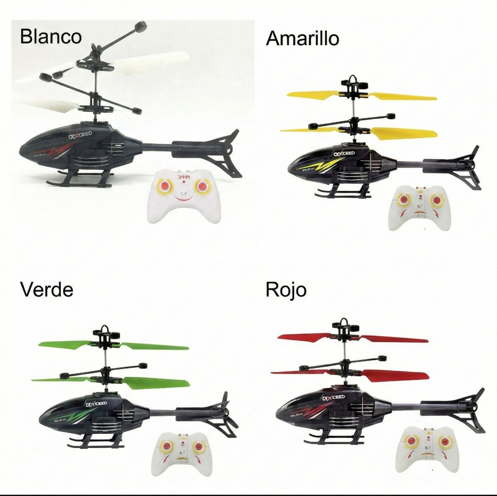Helicóptero Volador Inducción Control
