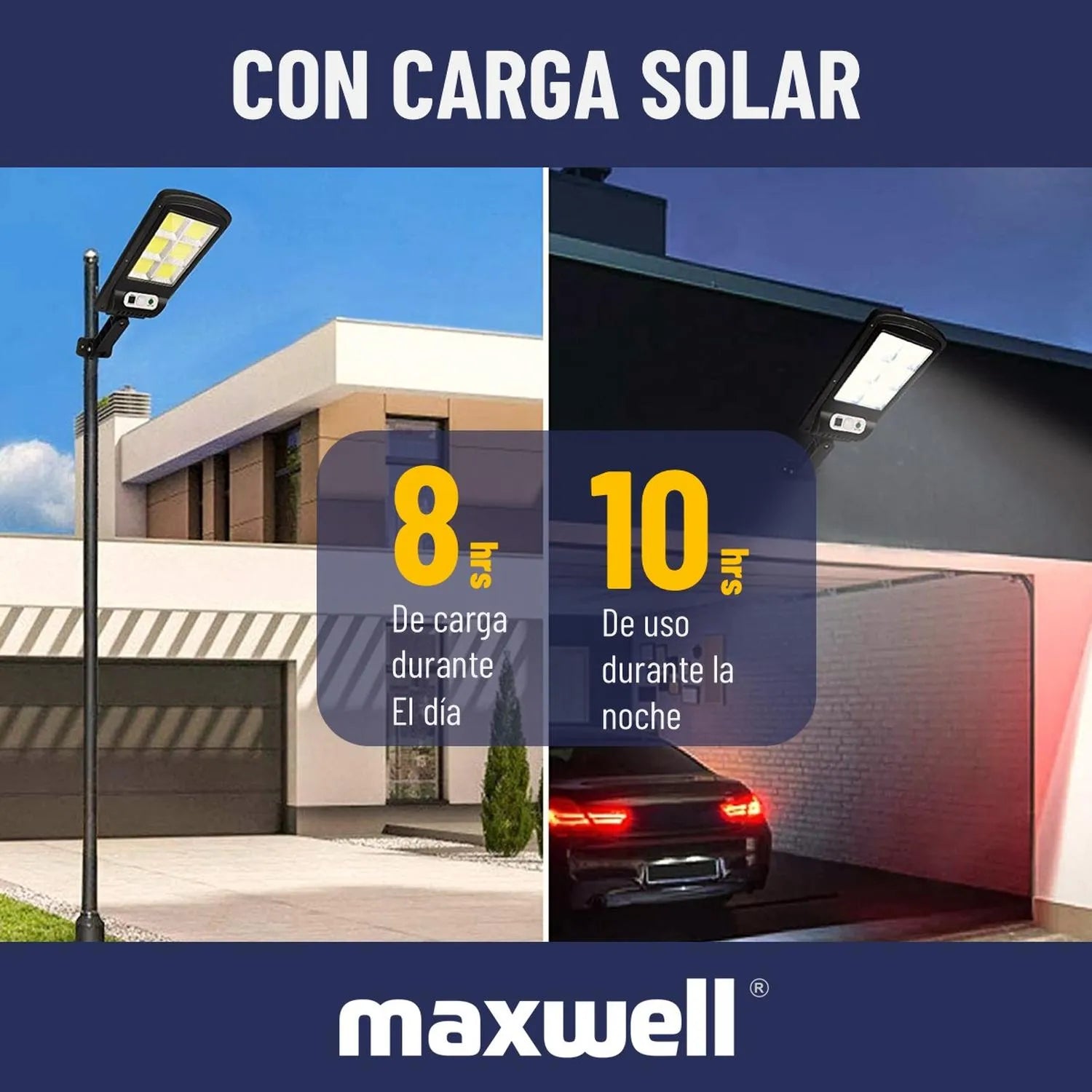 Foco Solar Led Exterior Sensor Movimient