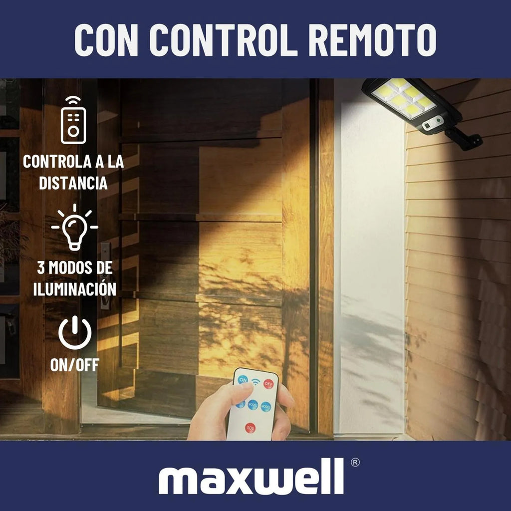 Foco Solar Led Exterior Sensor Movimient