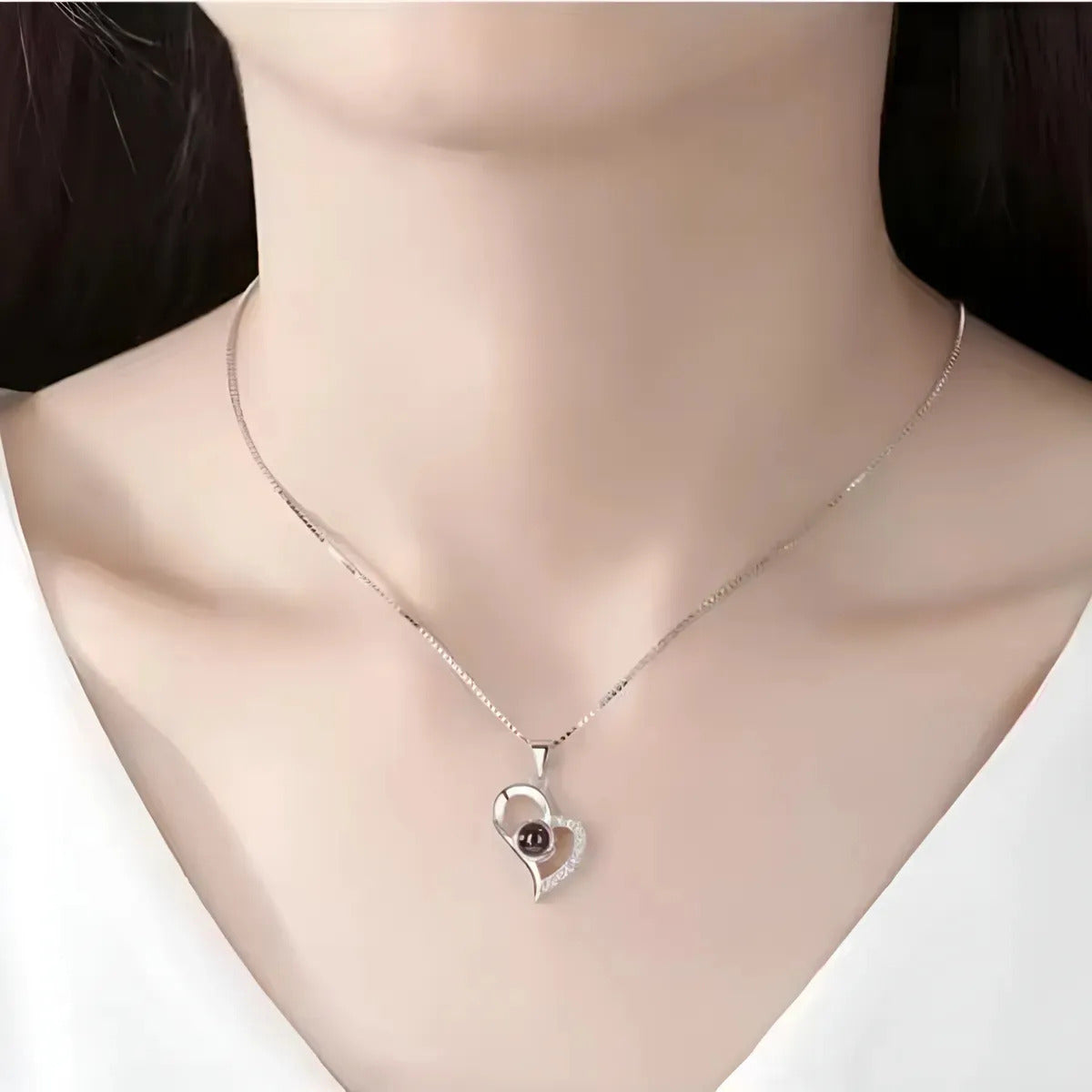 Collar+Dije Te Amo 100 Idiomas Parejas