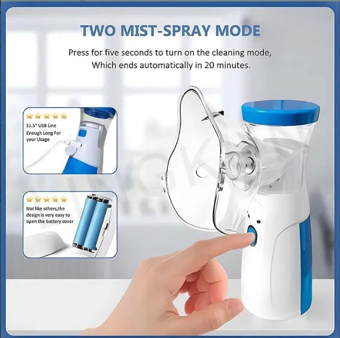 Nebulizador Portátil Usb y Batería